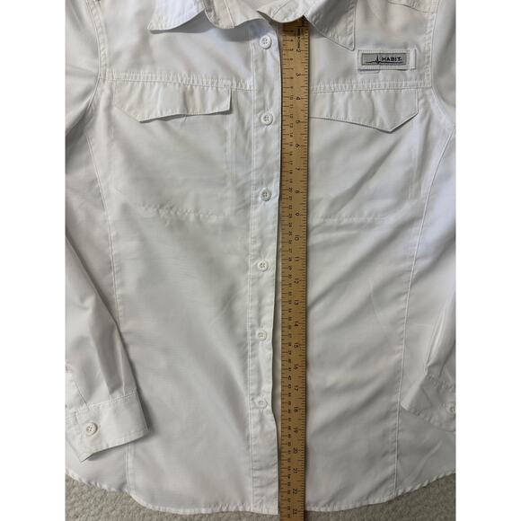 Habit Womens Long Sleeve Button Down Fishing Shirt Medium - Picture 3 of 5